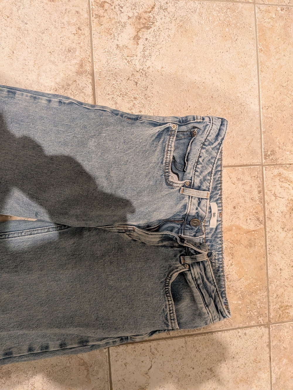bp Light Blue Casual Straight-Leg Jeans